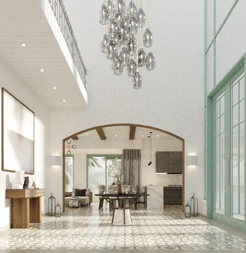 Building Lobby in 5 BHK Villa at Candolim – for Sale