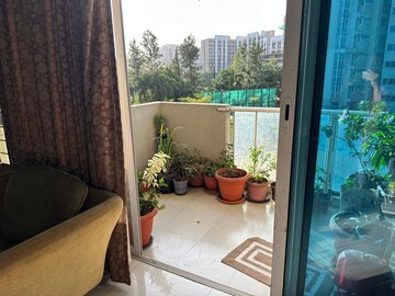 Balcony in 3 BHK Apartment at Amanora Aspire Towerss, Hadapsar – for Rent