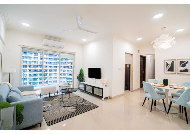 Living Room, atul-blue-meadows 3 Bedroom 846 Sq.Ft. Apartment In Andheri East Mumbai 9053079