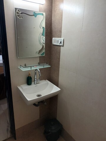 Bathroom in 2 BHK Apartment at Lok Raunak B CHS, Marol – for Rent