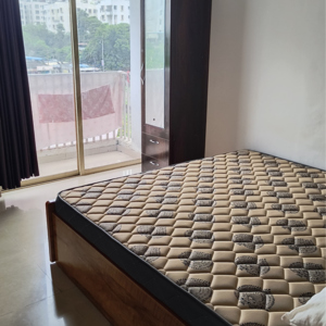 Bedroom in 2 BHK Apartment at Paramount Altissimo, Wakad – for Sale