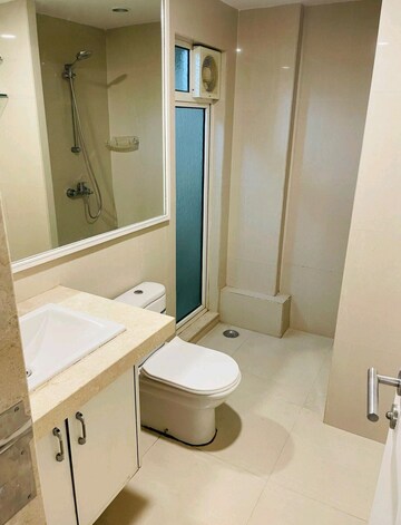 Bathroom in 3 BHK Apartment at Hiranandani Estate, Ghodbunder Road – for Rent