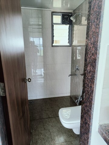 Bathroom in 2 BHK Apartment at Saarrthi Skybay, Mahalunge – for Rent