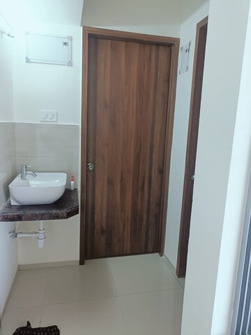 Bathroom in 2 BHK Apartment at Saarrthi Skybay, Mahalunge – for Rent