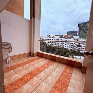 Balcony in 3 BHK Apartment at Paranjape Camellia Apartment, Link Road – for Sale