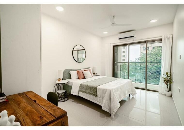 Bedroom, nicco-residency 3 Bedroom 1799 Sq.Ft. Apartment In Jogeshwari East Mumbai 9053358