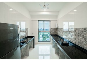 Kitchen in 3 BHK Apartment at Nicco Residency, Jogeshwari East – for Sale