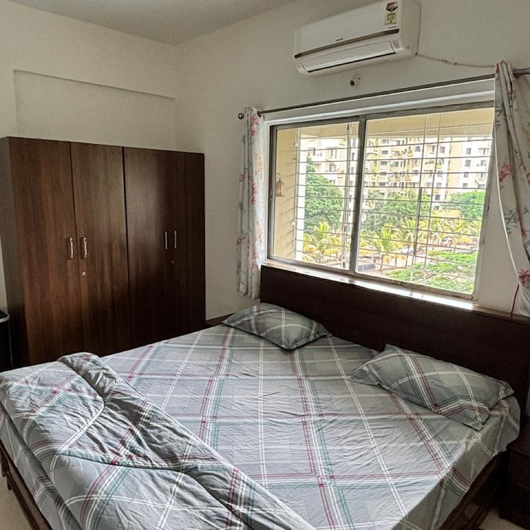 Bedroom, kumar-priyadarshan 2 Bedroom 750 Sq.Ft. Apartment In Sutarwadi Pune 9053415