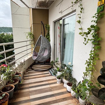 Balcony in 2 BHK Apartment at Kumar Priyadarshan, Sutarwadi – for Sale
