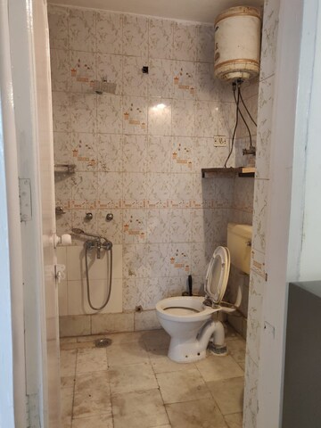 Bathroom in 1 BHK Builder Floor at Greater Kailash I – for Rent