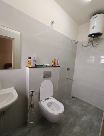 Bathroom in 2 BHK Apartment at Kandivali West – for Rent