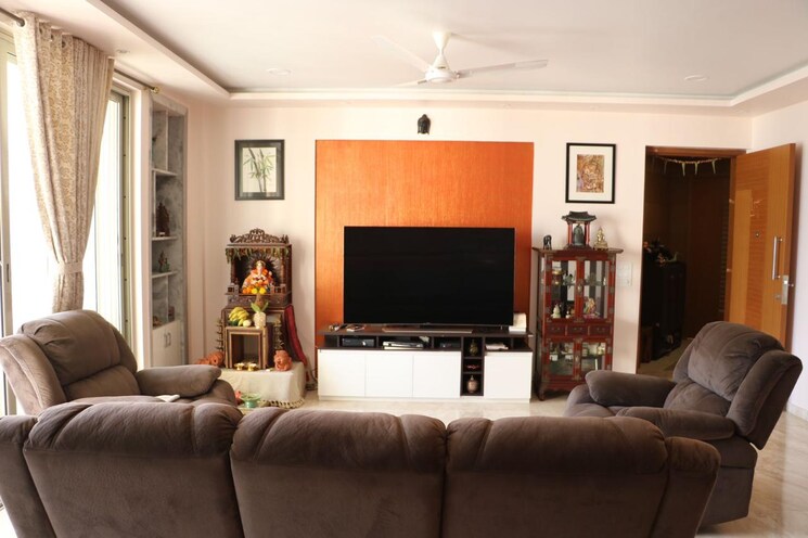 Living Room, cosmos-jewels 2 Bedroom 750 Sq.Ft. Apartment In Ghodbunder Road Thane 9053522