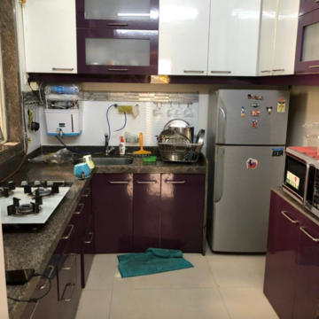 Kitchen in 2 BHK Apartment at Palacia Kingston Phase 2, Kavesar – for Rent