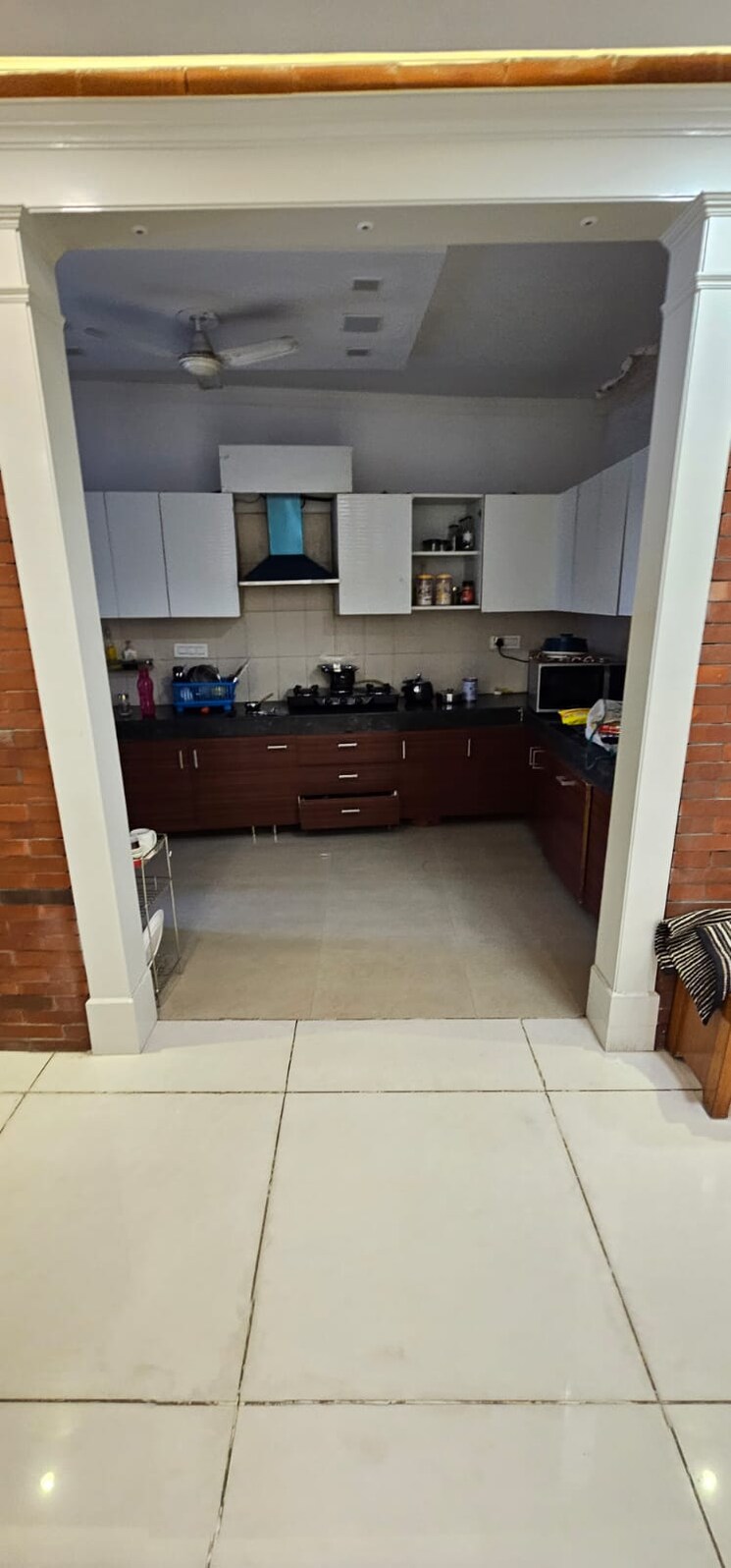 Kitchen, maya-garden-city 3 Bedroom 2200 Sq.Ft. Apartment In Lohgarh Zirakpur 9053548