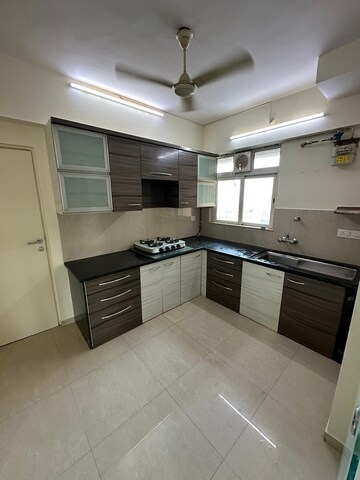 Kitchen in 3 BHK Apartment at Hiranandani Meadows, Manpada – for Rent