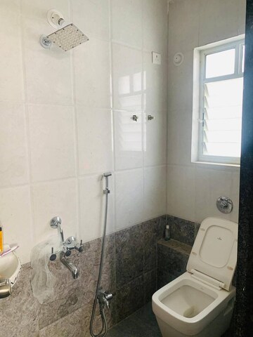 Bathroom in 2 BHK Apartment at Mohannagar CHS, Baner – for Rent