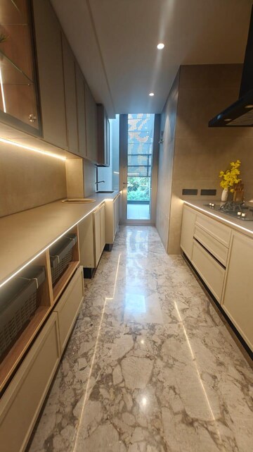 Kitchen in 5 BHK Builder Floor at Sushant Lok I – for Rent