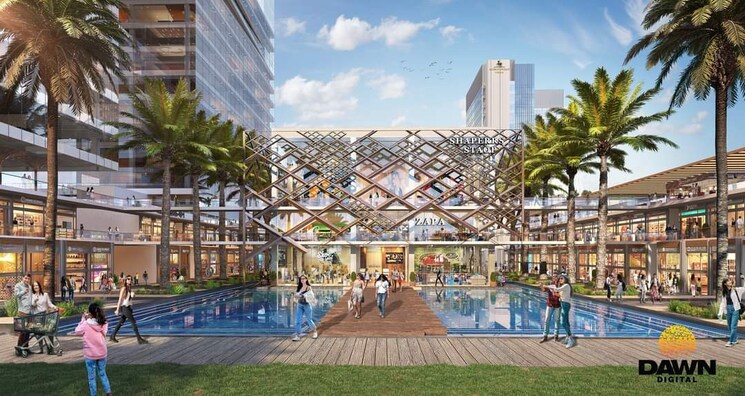 Exterior View, ashrai-golden-grande Commercial Office Space in IT/SEZ 750 Sq.Ft. In Tech Zone 4 Greater Noida Greater Noida 9053756