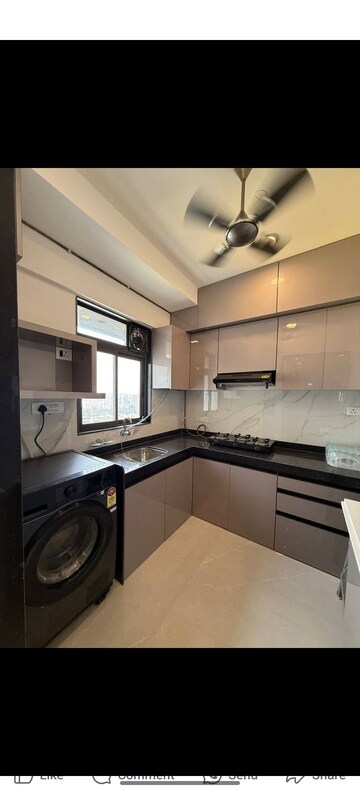 Kitchen in 2 BHK Apartment at Dev Leo Tower, Oshiwara – for Rent