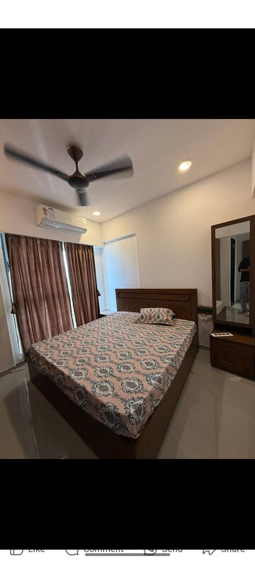 Bedroom in 2 BHK Apartment at Dev Leo Tower, Oshiwara – for Rent