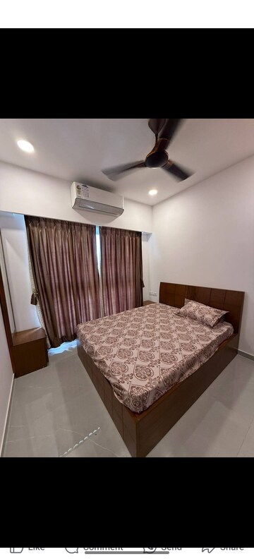 Bedroom in 2 BHK Apartment at Dev Leo Tower, Oshiwara – for Rent