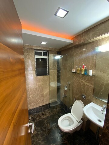 Bathroom in 3 BHK Apartment at Uday Bhanu, Santacruz West – for Rent