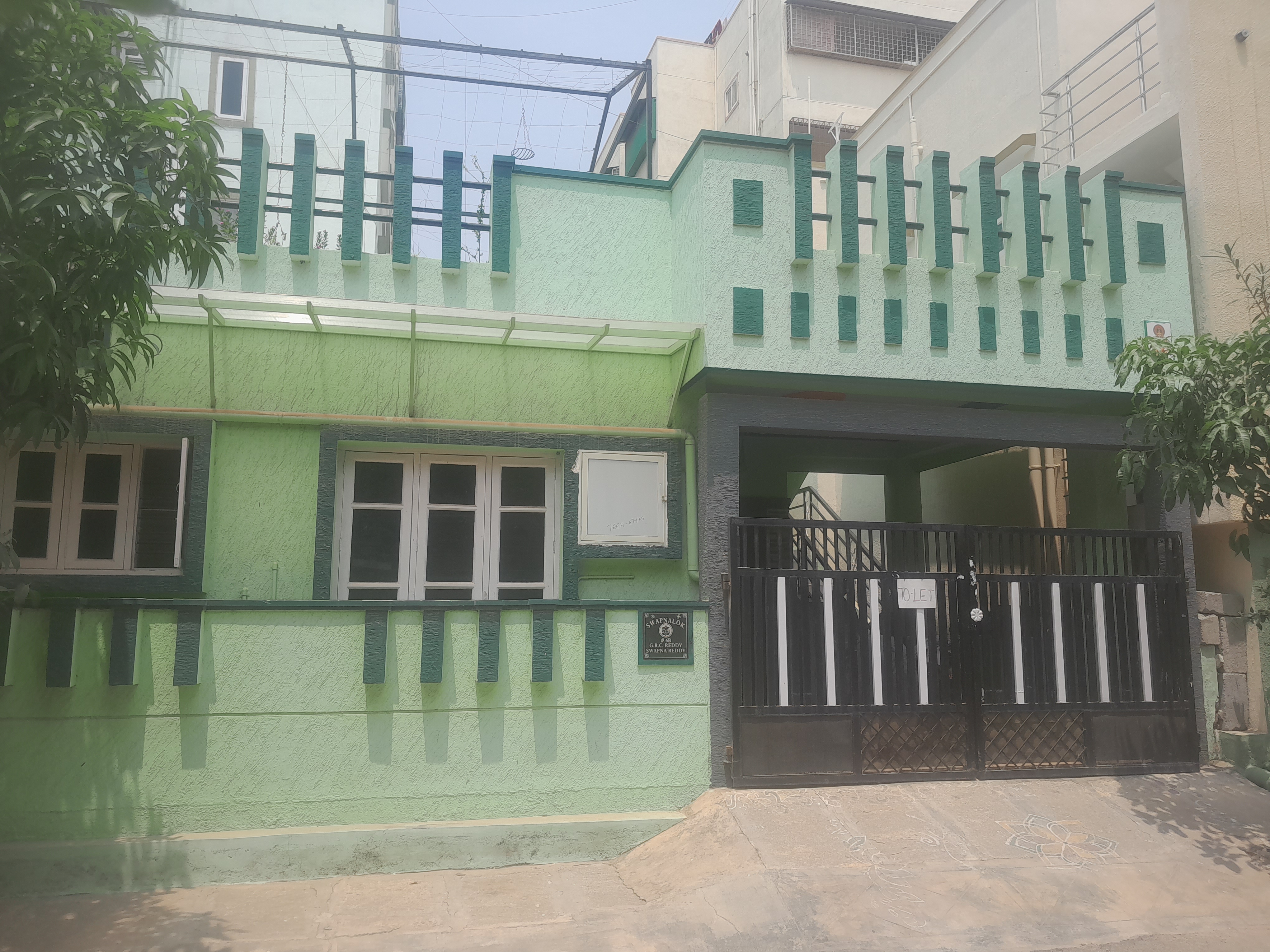 2 BHK + Pooja Room Independent House For Rent in NRI Layout