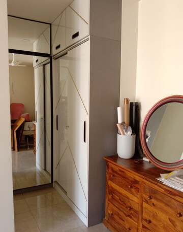 Bathroom in 3 BHK Apartment at Hiranandani Skylark Enclave, Ghodbunder Road – for Rent