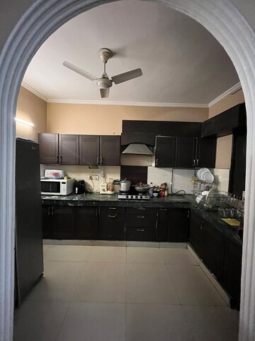 Kitchen in 3 BHK Apartment at Chattarpur – for Rent