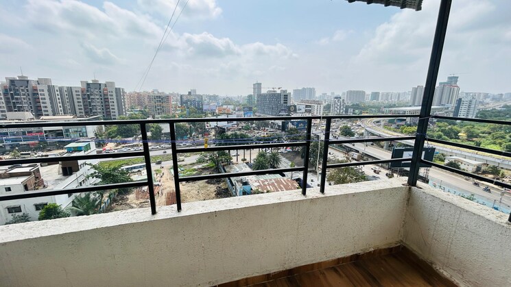 Balcony, vaishnavi-sahil-vighnesh 2 Bedroom 800 Sq.Ft. Apartment In Wakad Pune 9054046