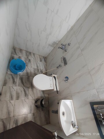 Bathroom in 1 BHK Apartment at Rustomjee Avenue L WING A B C D, Virar West – for Rent