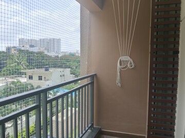 Balcony in 3 BHK Apartment at Gem Nakshatra, Kokapet – for Rent