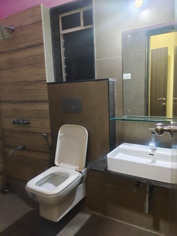 Bathroom in 2 BHK Apartment at Lalani Residency, Kavesar – for Rent