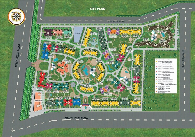 Master Plan, supertech-ecovillage-i 2 Bedroom 1106 Sq.Ft. Apartment In Sector 1 Greater Noida Greater Noida 9054285