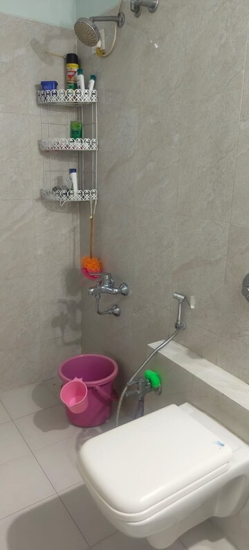 Bathroom in 2 BHK Apartment at Puranik City, Kasarvadavali – for Rent