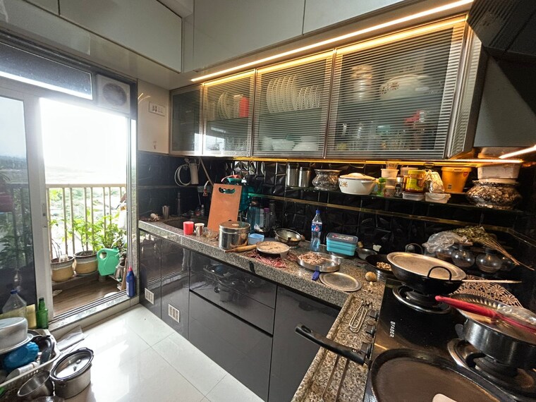 Kitchen, fenkin-belleza 2 Bedroom 750 Sq.Ft. Apartment In Kasarvadavali Thane 9054316