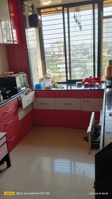 Kitchen in 2 BHK Apartment at Om Sai Ganesh CHS, Dombivli West – for Rent