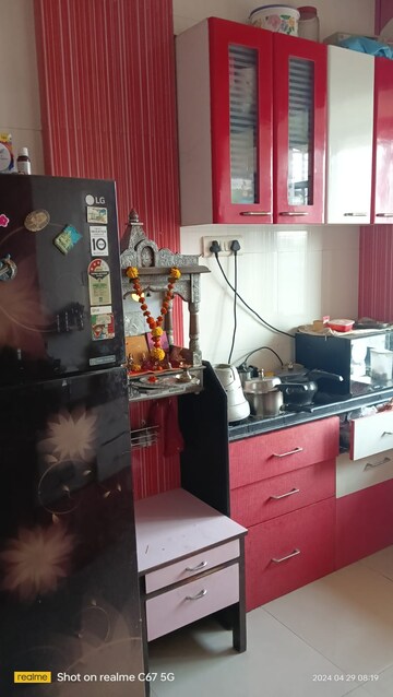 Kitchen in 2 BHK Apartment at Om Sai Ganesh CHS, Dombivli West – for Rent