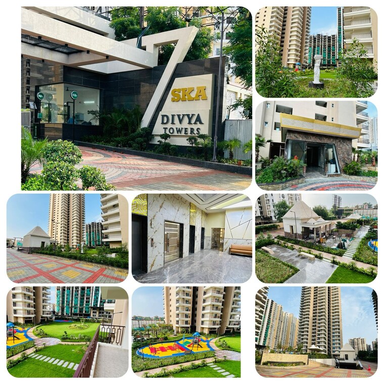 Exterior View, ska-divya-towers 3 Bedroom 801 Sq.Ft. Apartment In Sector 16 Greater Noida Greater Noida 9054380