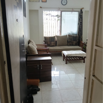 Living Room in 2 BHK Apartment at Bopodi – for Rent