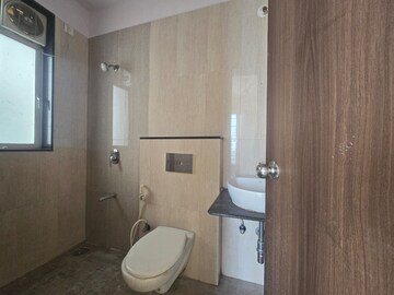 Bathroom in 3 BHK Apartment at Sheth Fiona, Pokhran Road No Two – for Rent