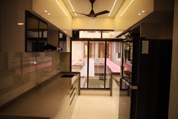Kitchen in 2 BHK Apartment at Shubh Krishna Kutir, Badlapur West – for Sale