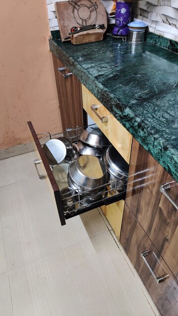 Kitchen in 2 BHK Apartment at New Town Action Area 1 – for Sale