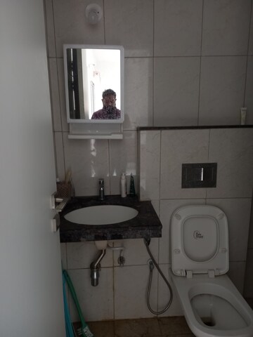 Bathroom in 1 BHK Apartment at Godrej Boulevard, Manjari – for Rent