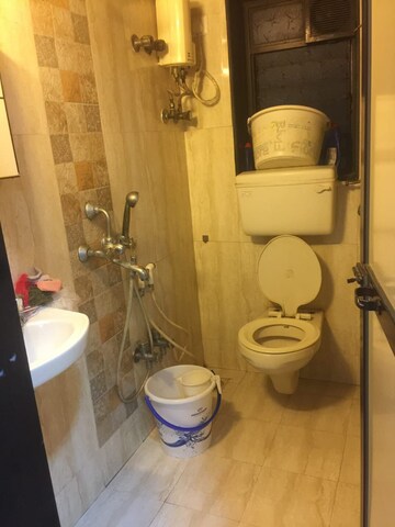 Bathroom in 1 BHK Apartment at Neha Galaxy, Prabhadevi – for Rent