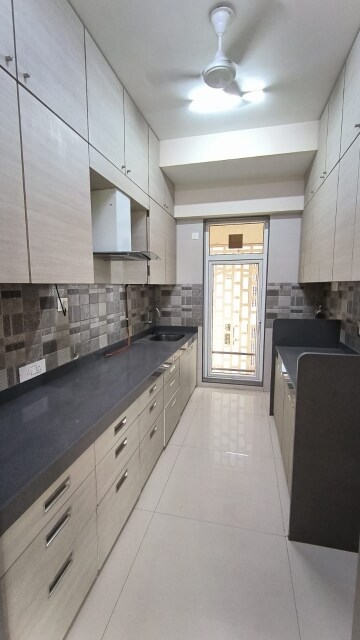 Kitchen in 2 BHK Apartment at L&T Crescent Bay T2, Parel – for Rent