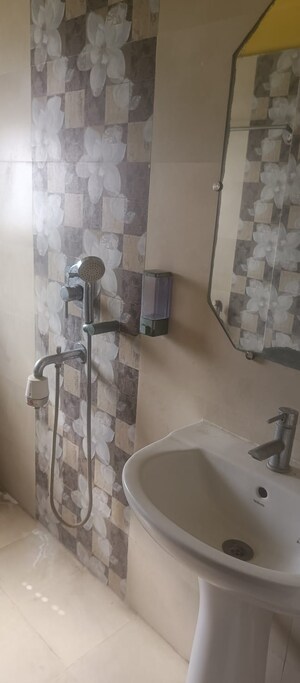 Bathroom in 3 BHK Apartment at Agate Akash, New Town – for Sale