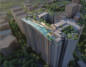 Balcony in 3 BHK Apartment at Rustomjee Crescent, Pali Hill – for Sale