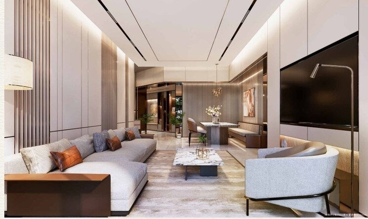 Living Room, rustomjee-crescent 3 Bedroom 1598 Sq.Ft. Apartment In Pali Hill Mumbai 9054566