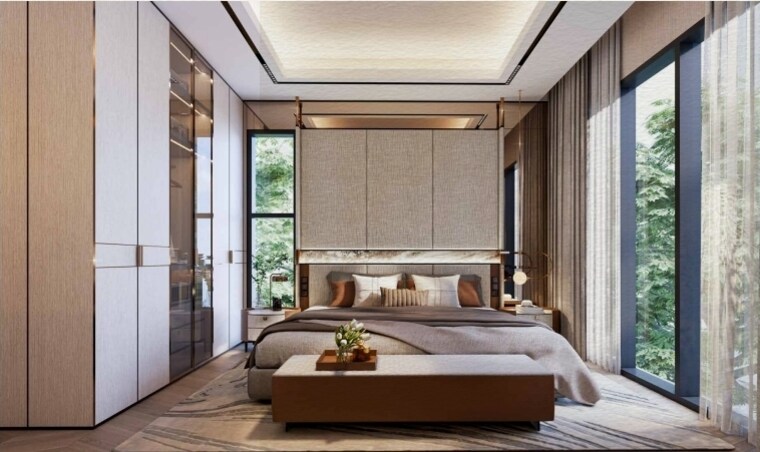 Bedroom, rustomjee-crescent 3 Bedroom 1648 Sq.Ft. Apartment In Pali Hill Mumbai 9054578